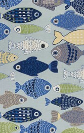KAS Sonesta Lt Blue Sea Of Fish 2010